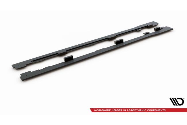 Maxton Design Street Pro Seitenschweller (Paar) für VW Golf 6 GTI / GTD matt schwarz