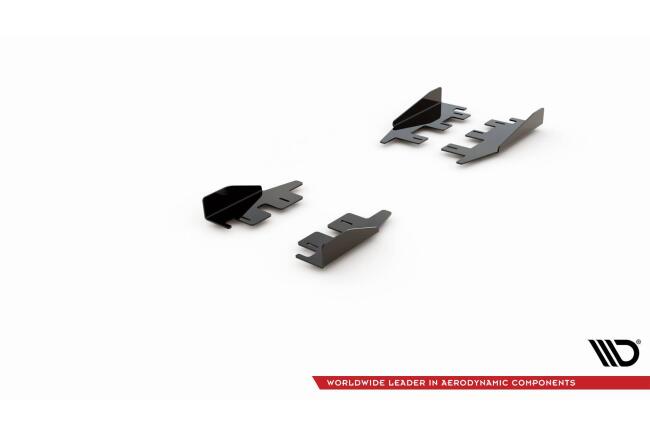 Maxton Design Street Pro Schweller Flaps für VW Golf 6 GTI / GTD Hochglanz schwarz