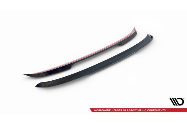 Maxton Design Heckspoiler Lippe V.2 für VW Golf 8 GTI / GTD und R (nicht performance) Hochglanz schwarz