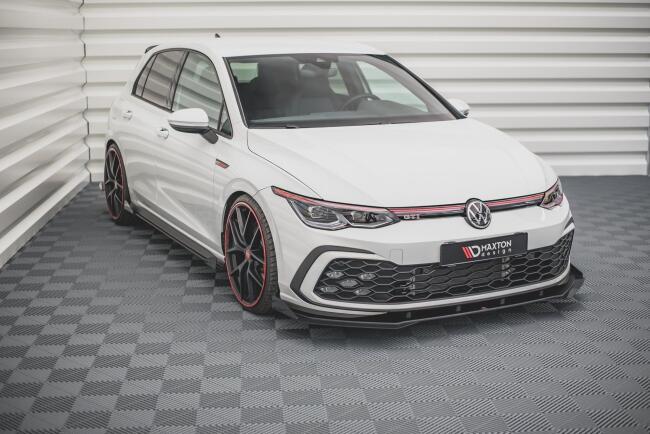 Maxton Design Street Pro Diffusor Flaps für VW Golf 8 GTI / GTD / R-Line Hochglanz schwarz