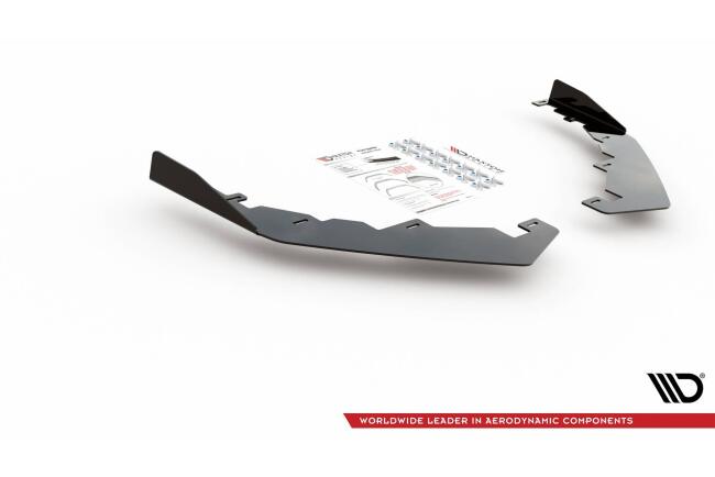 Maxton Design Street Pro Diffusor Flaps für VW Golf 8 GTI / GTD / R-Line Hochglanz schwarz