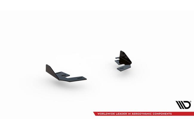 Maxton Design Street Pro Heckdiffusor Flaps für VW Golf 8 GTI / GTD Hochglanz schwarz