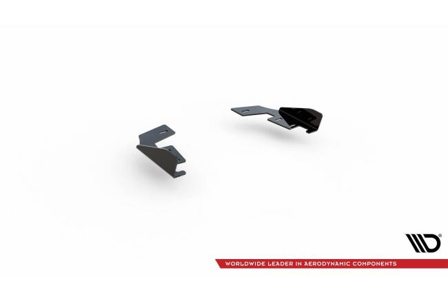 Maxton Design Street Pro Heckdiffusor Flaps für VW Golf 8 GTI / GTD Hochglanz schwarz