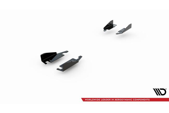 Maxton Design Street Pro Schweller Flaps für VW Golf 8 GTI / Clubsport / GTD / R-Line Hochglanz schwarz