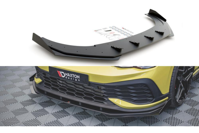 Maxton Design Racing Frontlippe + Flaps für VW Golf...