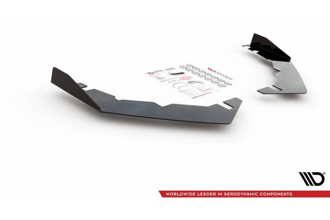 Maxton Design Street Pro Diffusor Flaps für VW Golf 8 GTI Clubsport Hochglanz schwarz