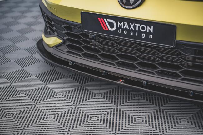 Maxton Design Frontlippe V.4 für VW Golf 8 GTI Clubsport Hochglanz schwarz