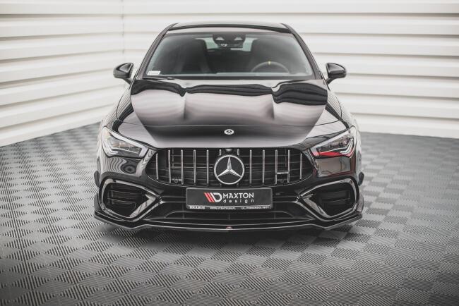 Maxton Design Frontlippe V.1 für Mercedes CLA 45 AMG...