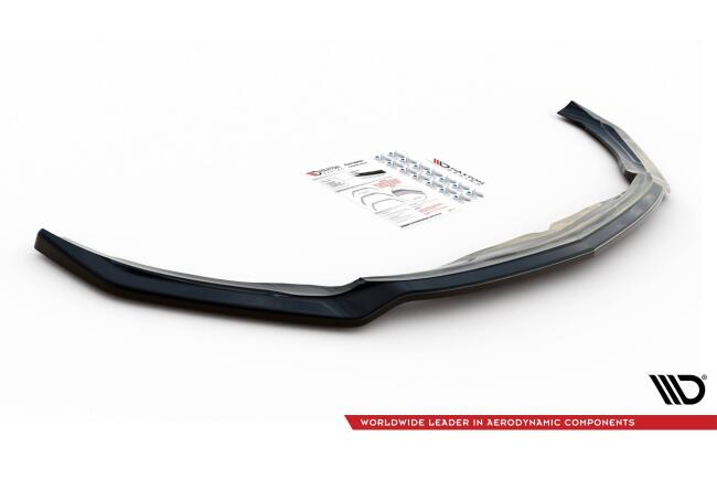 Maxton Design Frontlippe V.3 für Mercedes CLA 45 AMG Aero C118 Hochglanz schwarz