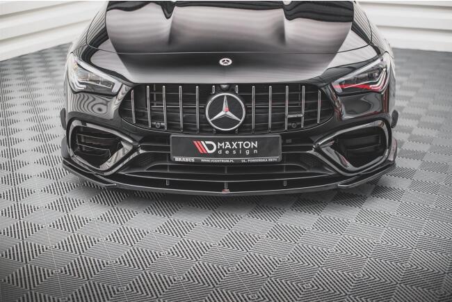 Maxton Design Frontlippe V.3 für Mercedes CLA 45 AMG...