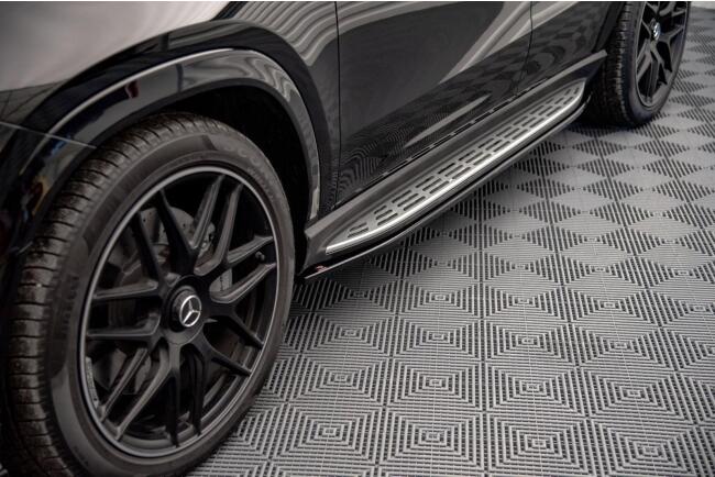 Maxton Design Seitenschweller (Paar) für Mercedes GLE AMG Coupe C167 Hochglanz schwarz