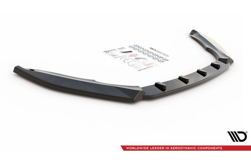 Diffusor Frontlippe Frontspoiler V.2 für Skoda Octavia RS 3 III 5E Facelift Hochglanz schwarz