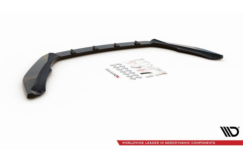 Diffusor Frontlippe Frontspoiler V.2 für Skoda Octavia RS 3 III 5E Facelift Hochglanz schwarz