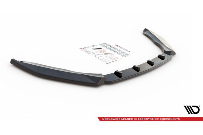 Maxton Design Frontlippe V.3 für Skoda Octavia RS 3 III 5E Hochglanz schwarz