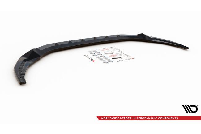 Maxton Design Frontlippe V.2 für Audi S3 / A3 S-Line 8Y Hochglanz schwarz