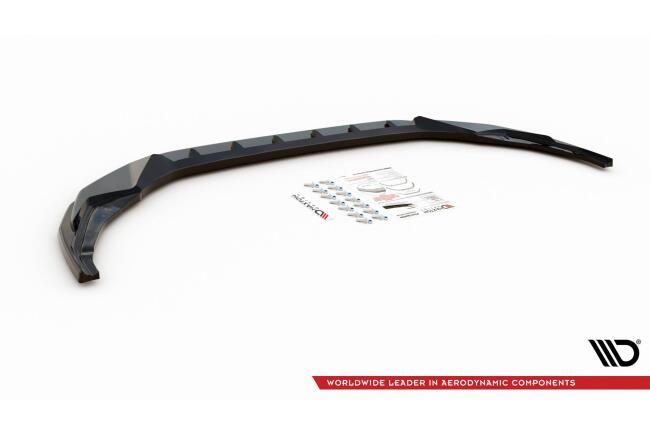 Maxton Design Frontlippe V.3 für Audi S3 / A3 S-Line 8Y Hochglanz schwarz