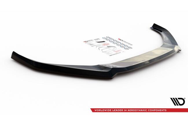 Maxton Design Frontlippe V.4 für Audi S4 / A4 S-Line B9 Hochglanz schwarz