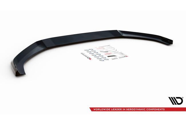 Maxton Design Frontlippe V.4 für Audi S4 / A4 S-Line B9 Hochglanz schwarz