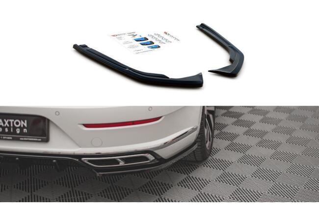 Maxton Design Diffusor Flaps für VW Arteon R-Line Facelift Hochglanz schwarz