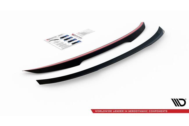 Maxton Design Heckspoiler Lippe für BMW 3er G20 Standard / M-Paket Hochglanz schwarz