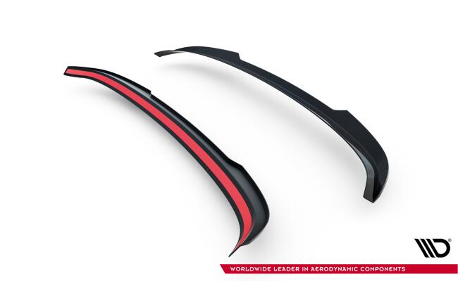 Maxton Design Heckspoiler Lippe für BMW 3er G21 / G81 Standard / M-Paket / M340 / M3 Touring Hochglanz schwarz