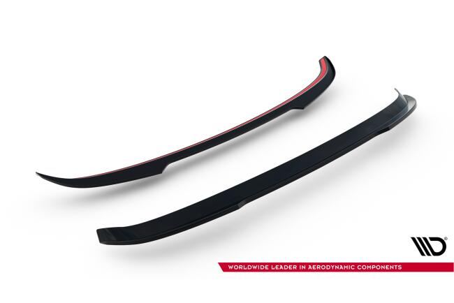 Maxton Design Heckspoiler Lippe für BMW 3er G21 / G81 Standard / M-Paket / M340 / M3 Touring Hochglanz schwarz