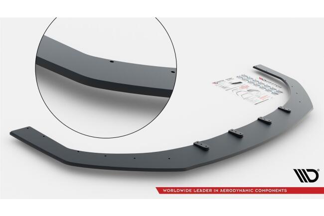 Maxton Design Street Pro Frontlippe für Audi S3 / A3 S-Line 8Y schwarz