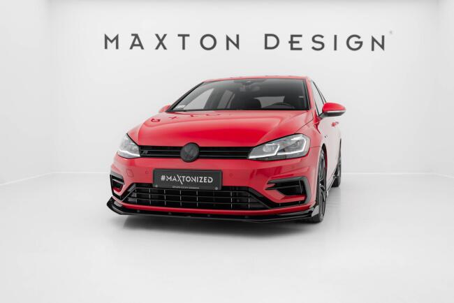 Maxton Design Street Pro Diffusor Flaps für  VW Golf 7 R-Line / R Facelift Hochglanz schwarz