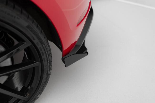 Maxton Design Street Pro Heckdiffusor Flaps für VW Golf 7 R-Line / R Facelift Hochglanz schwarz