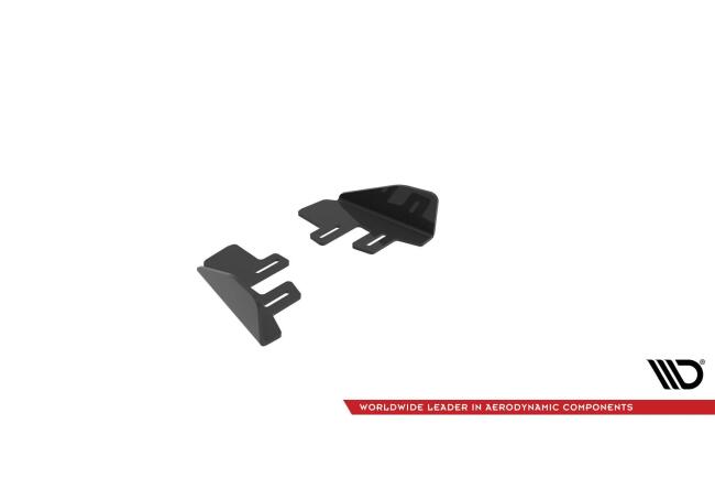 Maxton Design Street Pro Heckdiffusor Flaps für VW Golf 7 R-Line / R Facelift Hochglanz schwarz