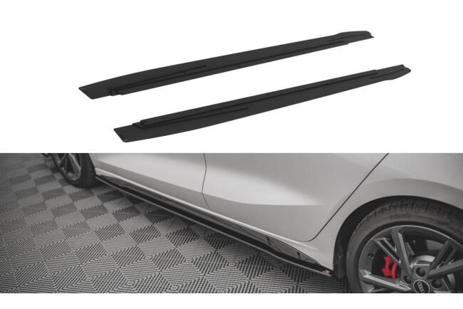 Maxton Design Street Pro Seitenschweller (Paar) für Audi S3 / A3 S-Line 8Y matt schwarz