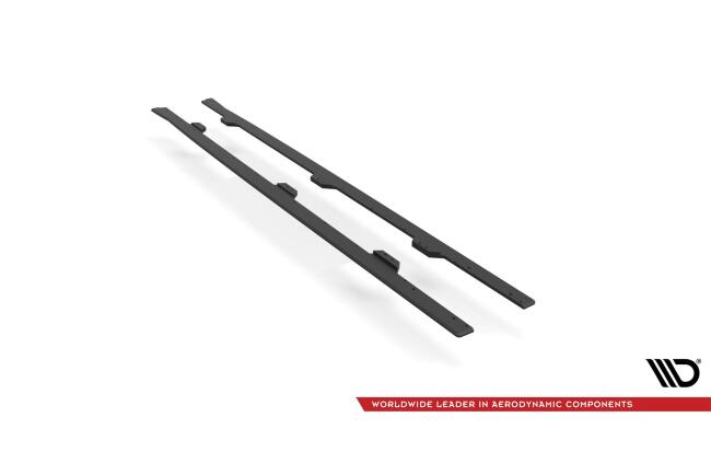 Maxton Design Street Pro Seitenschweller (Paar) für BMW 4er G22 M Paket matt schwarz