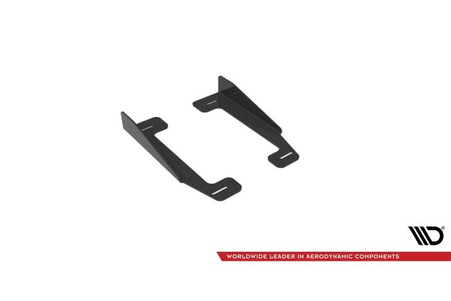 Maxton Design Street Pro Schweller Flaps für VW Golf 7 R-Line / R / R-Line Facelift Hochglanz schwarz