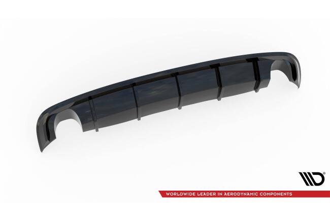 Maxton Design Heckdiffusor für Audi A8 D4 Hochglanz schwarz