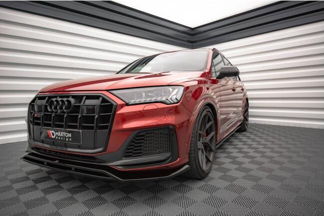 Maxton Design Frontlippe für Audi SQ7 /Q7 S-Line Facelift Hochglanz schwarz