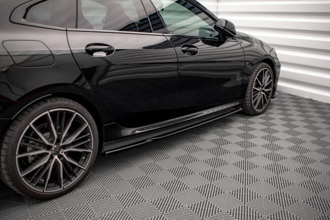 Maxton Design Seitenschweller (Paar) V.1 für BMW 2 Gran Coupe M-Paket F44 Hochglanz schwarz
