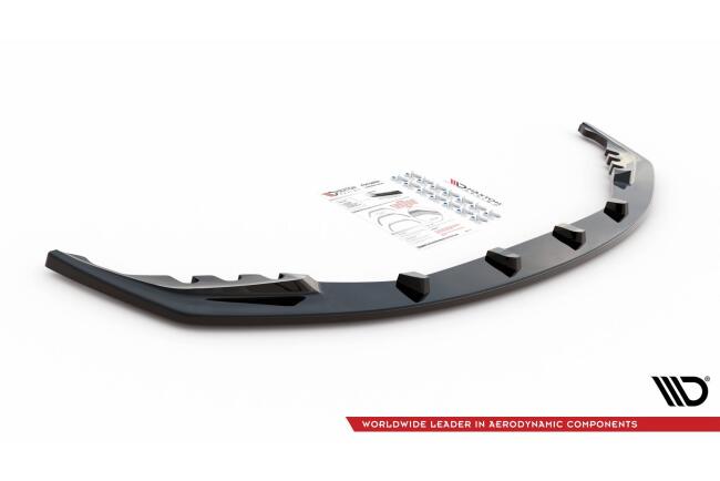 Maxton Design Frontlippe V.1 für BMW M3 G80 G81 / M4 G82 G83 Hochglanz schwarz