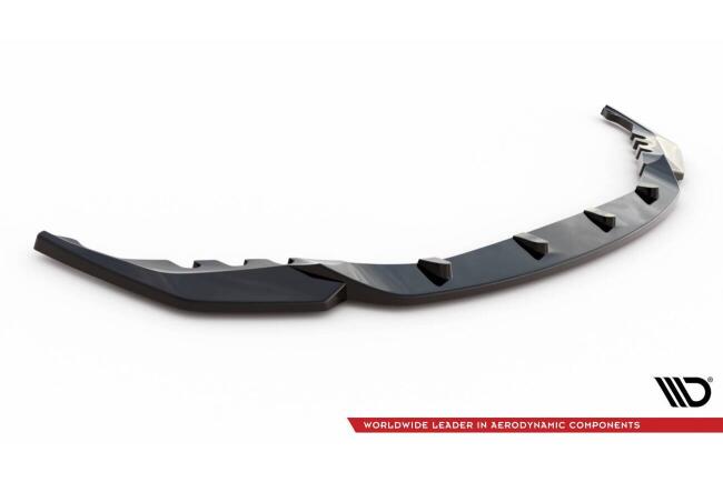 Maxton Design Frontlippe V.2 für BMW M3 G80 G81 / M4 G82 G83 Hochglanz schwarz