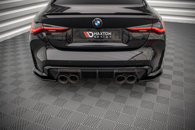Maxton Design Diffusor Flaps V.1 für BMW M4 G82 Hochglanz schwarz