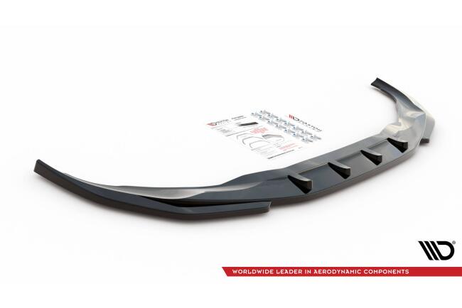 Maxton Design Frontlippe V.1 für BMW 7 G11 M-Paket Facelift Hochglanz schwarz