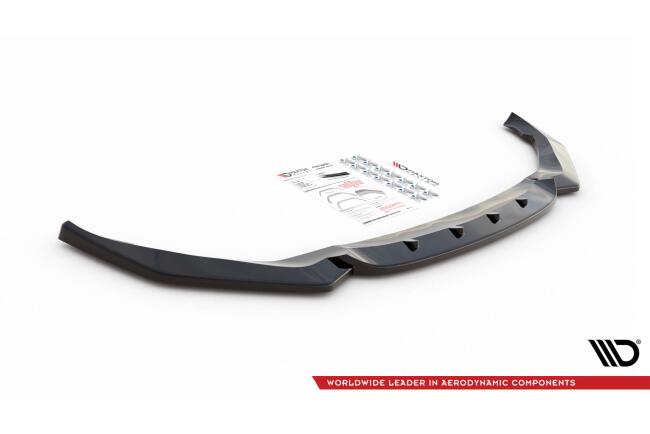 Maxton Design Frontlippe V.1 für BMW X1 M-Paket F48 Hochglanz schwarz