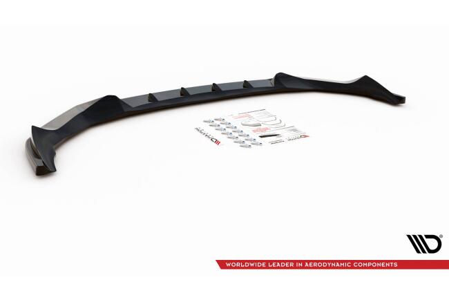 Maxton Design Frontlippe V.2 für BMW X1 M-Paket F48 Hochglanz schwarz