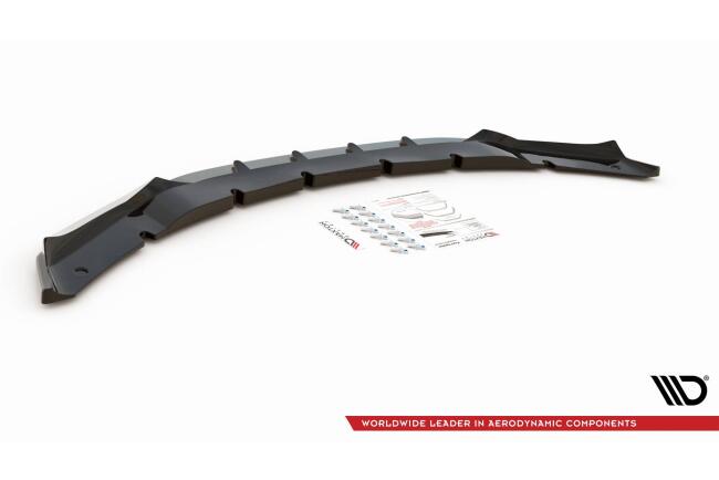 Maxton Design Frontlippe V.1 für BMW X5 M F85 Hochglanz schwarz