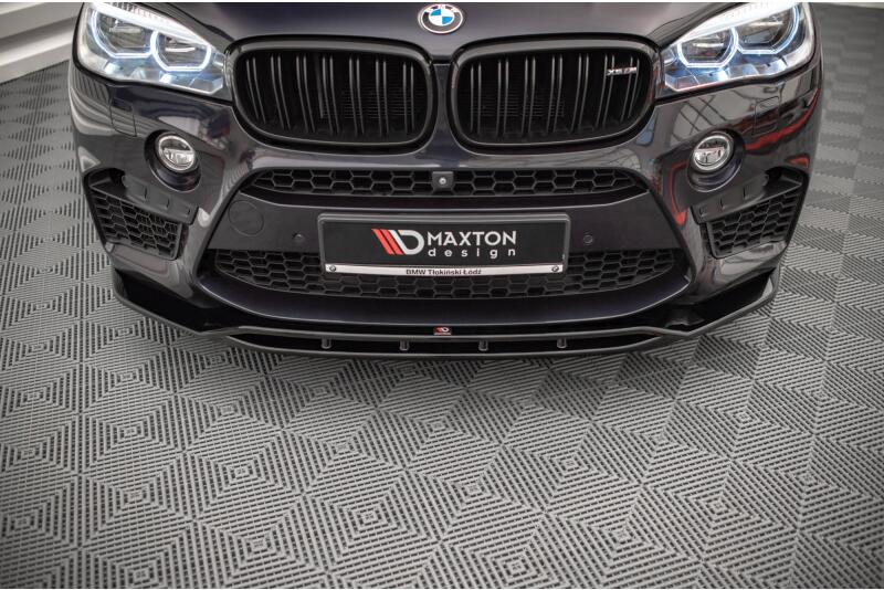 Maxton Design Frontlippe V.2 für BMW X5 M F85 Hochglanz schwarz