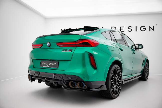 Maxton Design Heckspoiler Lippe für BMW X6 M-Paket...