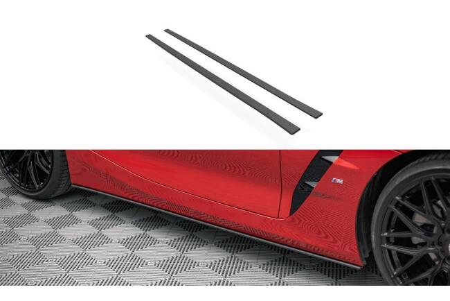 Maxton Design Street Pro Seitenschweller (Paar) für BMW Z4 M-Paket G29 matt schwarz