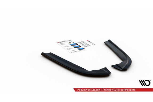 Maxton Design Diffusor Flaps V.1 für Ford Mondeo ST-Line Mk5 Facelift Hochglanz schwarz