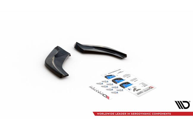 Maxton Design Diffusor Flaps V.2 für Hyundai I30 N Hatchback Mk3 Facelift Hochglanz schwarz
