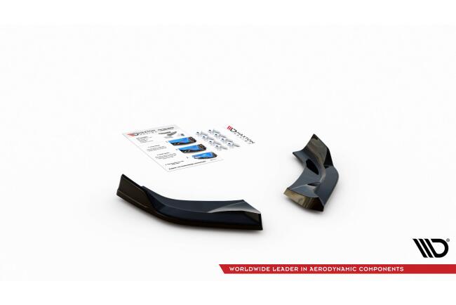Maxton Design Diffusor Flaps V.3 für Hyundai I30 N Hatchback Mk3 Facelift Hochglanz schwarz
