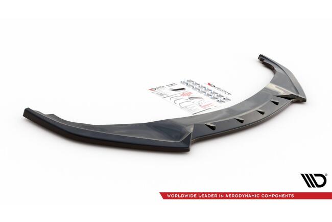 Maxton Design Frontlippe für Infiniti Q60 S Mk2 Hochglanz schwarz